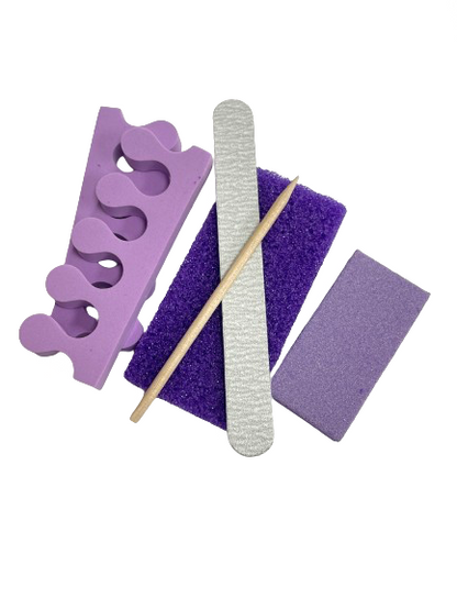 Disposable Pedicure Kit | 5Pcs - CM Nails & Beauty Supply