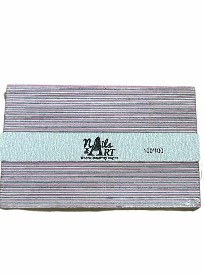 Nail File | Jumbo | Nail & Art File | Mini | Zebra | White l Black | 80/80 | 80/100 | 100/100| 120/120 | 150/150 - CM Nails & Beauty Supply