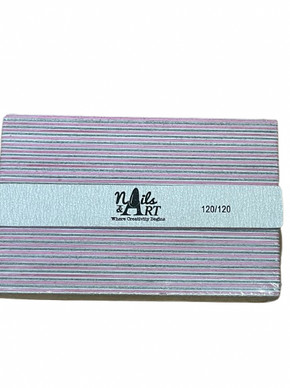 Nail File | Jumbo | Nail & Art File | Mini | Zebra | White l Black | 80/80 | 80/100 | 100/100| 120/120 | 150/150 - CM Nails & Beauty Supply