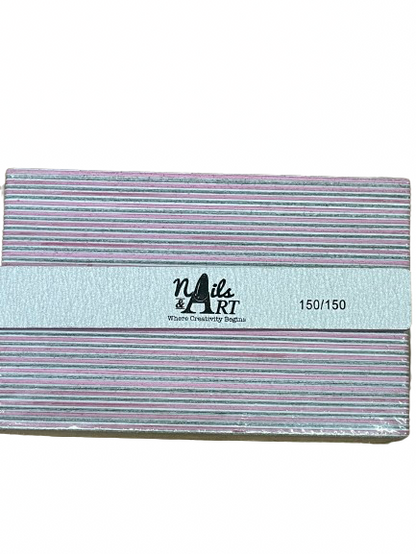 Nail File | Jumbo | Nail & Art File | Mini | Zebra | White l Black | 80/80 | 80/100 | 100/100| 120/120 | 150/150 - CM Nails & Beauty Supply