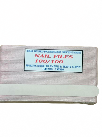Nail File | Jumbo | Nail & Art File | Mini | Zebra | White l Black | 80/80 | 80/100 | 100/100| 120/120 | 150/150 - CM Nails & Beauty Supply