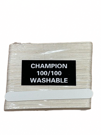 Nail File | Jumbo | Nail & Art File | Mini | Zebra | White l Black | 80/80 | 80/100 | 100/100| 120/120 | 150/150 - CM Nails & Beauty Supply