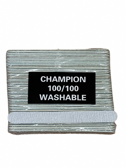 Nail File | Jumbo | Nail & Art File | Mini | Zebra | White l Black | 80/80 | 80/100 | 100/100| 120/120 | 150/150 - CM Nails & Beauty Supply