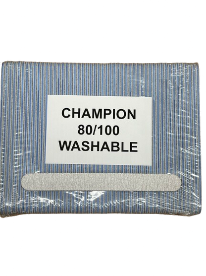 Nail File | Jumbo | Nail & Art File | Mini | Zebra | White l Black | 80/80 | 80/100 | 100/100| 120/120 | 150/150 - CM Nails & Beauty Supply