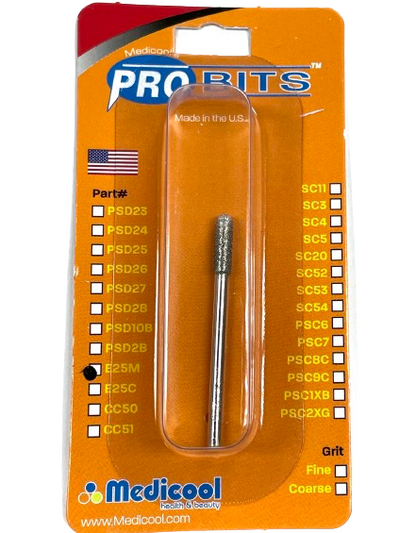 Cuticle Cleaner | Diamond Metal | Stone | for Natural Nail | Ball | Cylinder | Round . - CM Nails & Beauty Supply