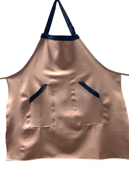 Apron for Women - Men | Black | Light Pink | Beige | Toffee | With 2 Pockets - CM Nails & Beauty Supply