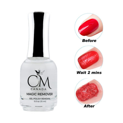Magic Gel Polish Remover | 0.5 oz | CM Canada® - CM Nails & Beauty Supply