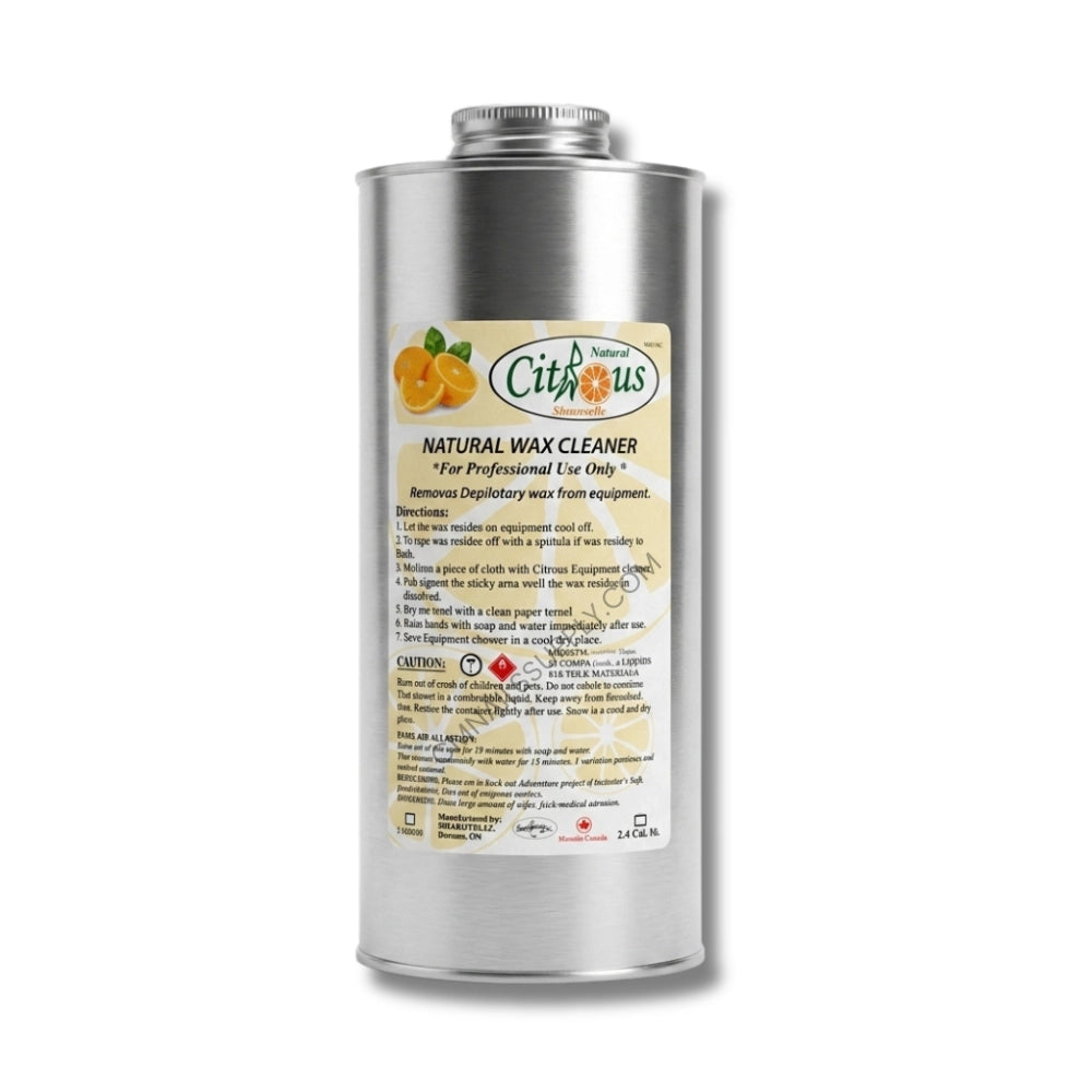 Sharonelle Citrus Natural Wax Cleaner - 1L Wax Cleaner for Wax Pots & Equipment - CM Nails & Beauty Supply