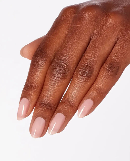 Bare My Soul SH4 sheer nude shimmer gel swatch showing natural finish on tips.