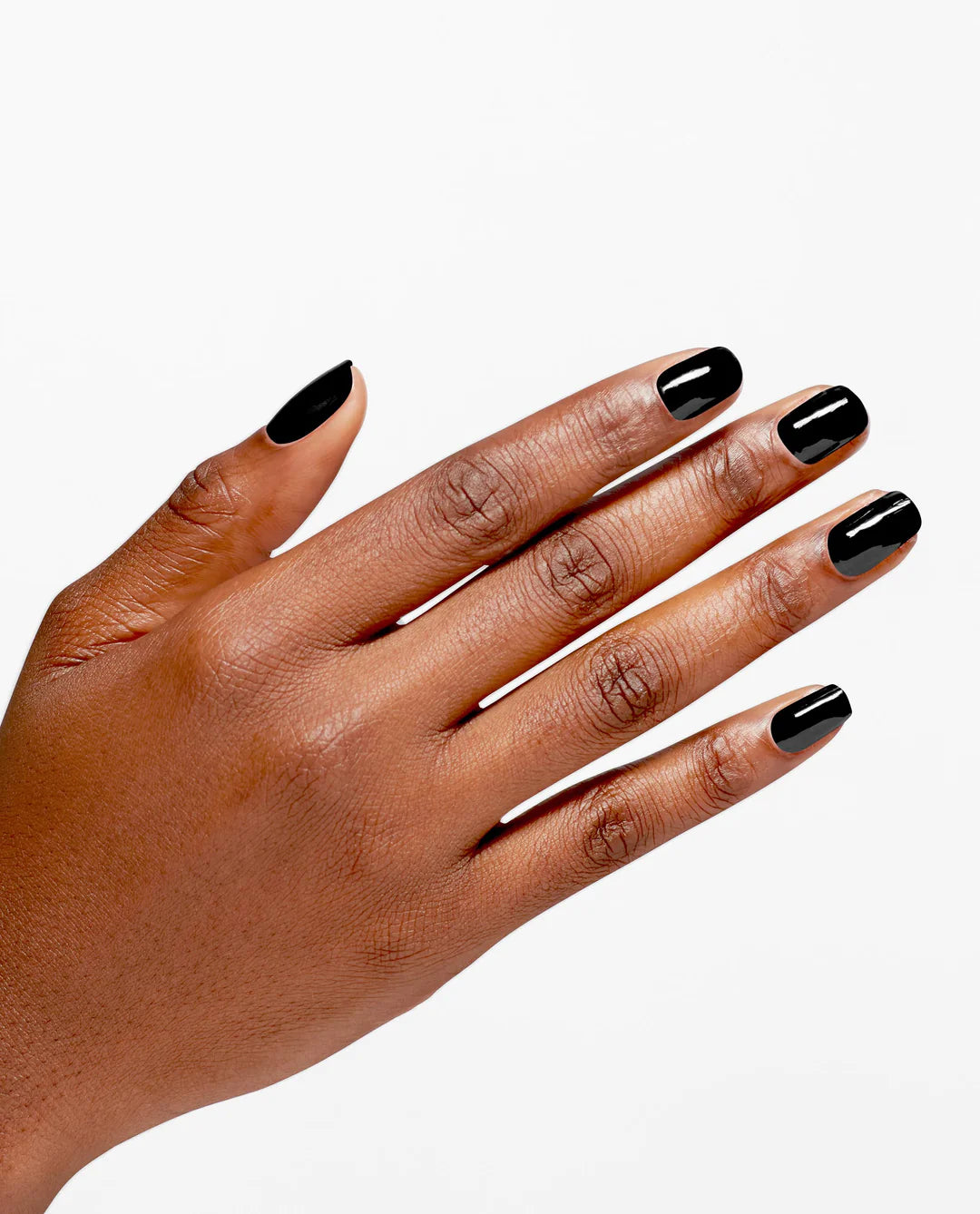 OPI Infinite Shine - Black Onyx #T02 - CM Nails & Beauty Supply - glossy black nails