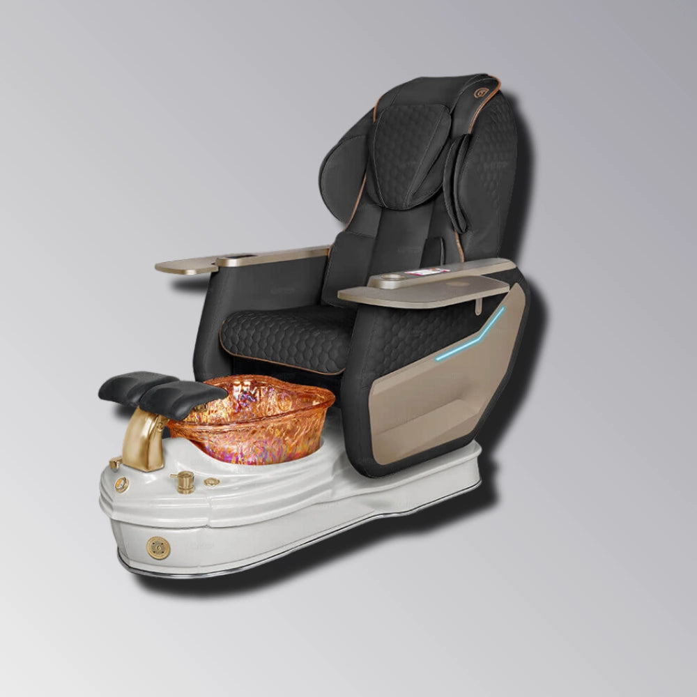 nail salon furniture store selling nail tables, polish racks and spa chairs