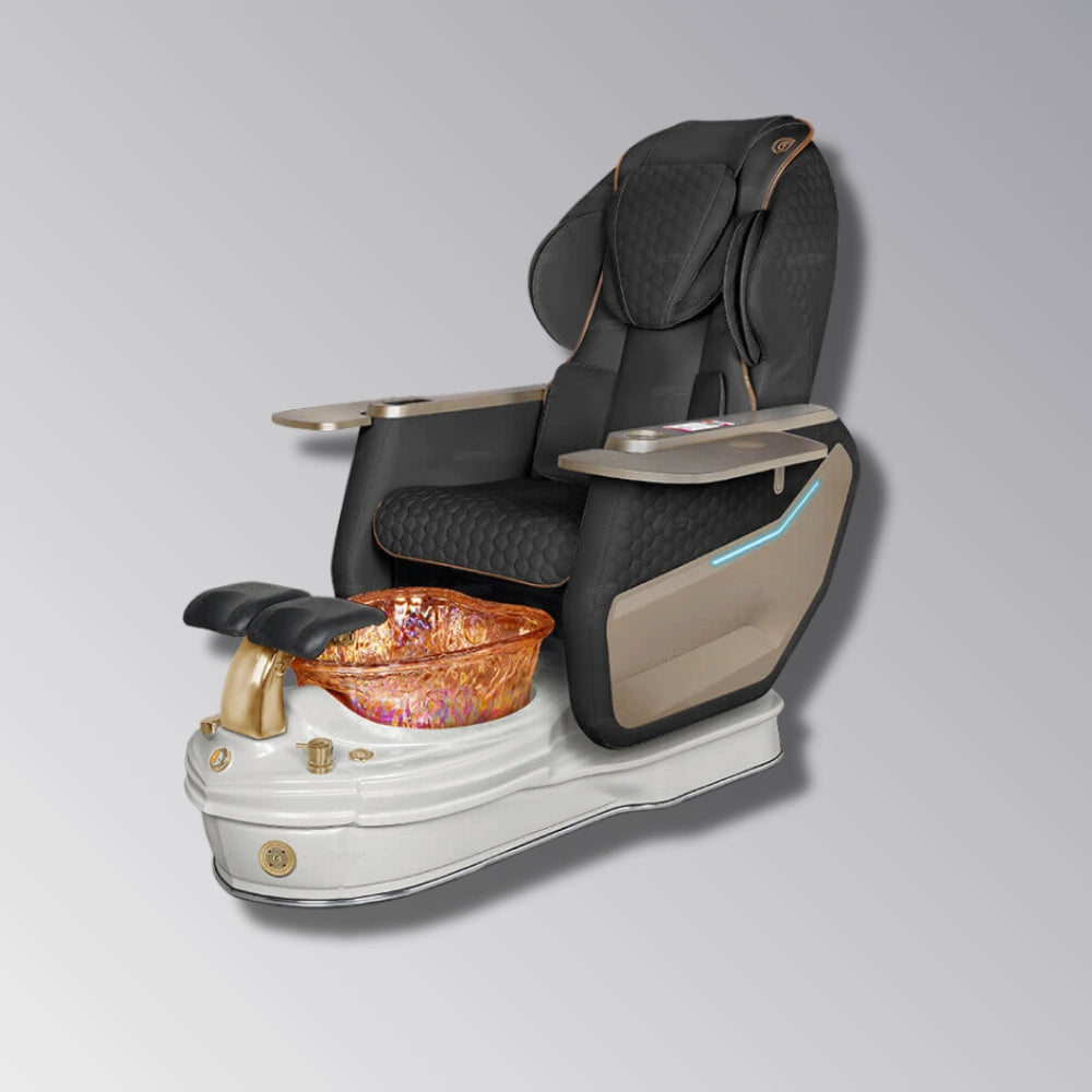 nail salon furniture store selling nail tables, polish racks and spa chairs