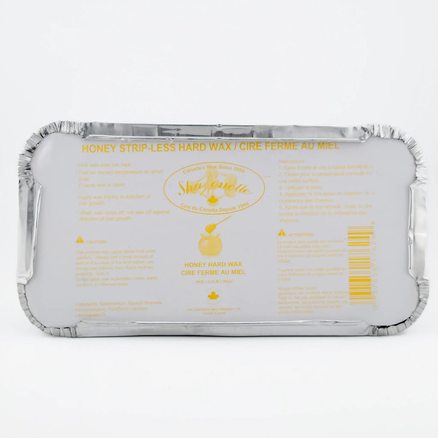 Sharonelle Strip-Less Natural Hard Wax – Honey 1 kg - CM Nails & Beauty Supply