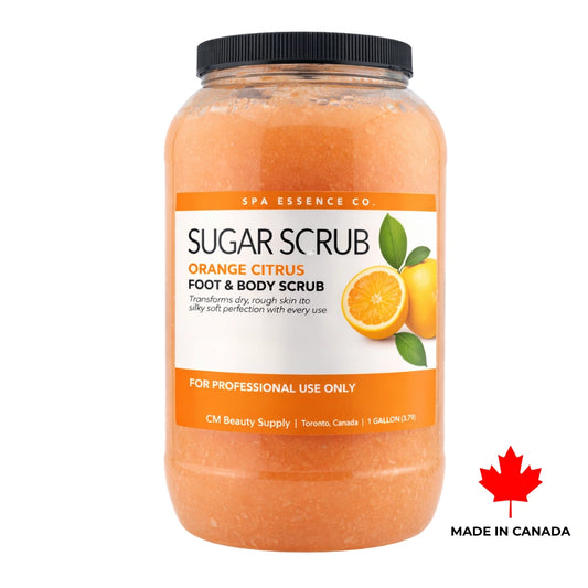 Deluxe Pedicure Sugar Scrub - Exotic Citrus (1 Gallon) - CM Nails & Beauty Supply