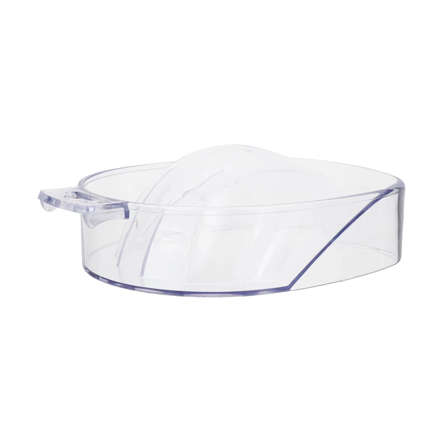 Plastic Manicure Soaking Bowl clear on white background