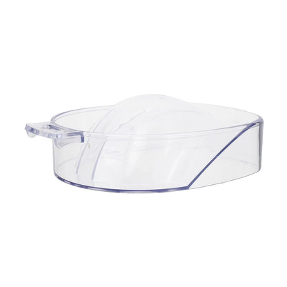Plastic Manicure Soaking Bowl clear on white background
