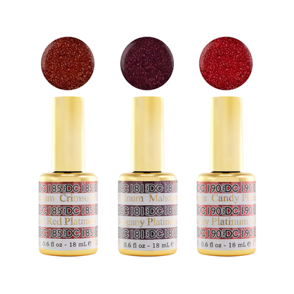 DC Sparkling Red Obsession Trio – DC Gel & Lacquer Set