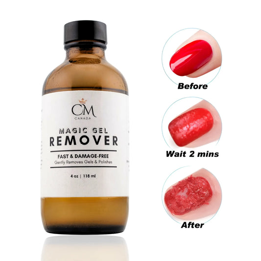 Magic Gel Polish Remover Refill 4 oz - Fast Gel Removal Solution