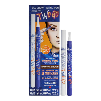 RefectoCil TWO GO – 2-in-1 Brow Tinting Pen for Full, Defined Brows - CM Nails & Beauty Supply