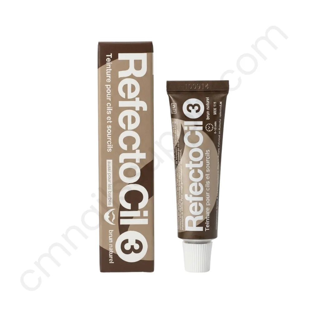 RefectoCil eyebrow product packaging on a white background