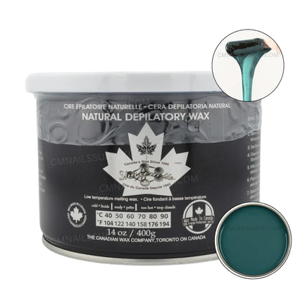 Sharonelle Natural Soft Wax Azulene 14 oz for professional wax estheticians 