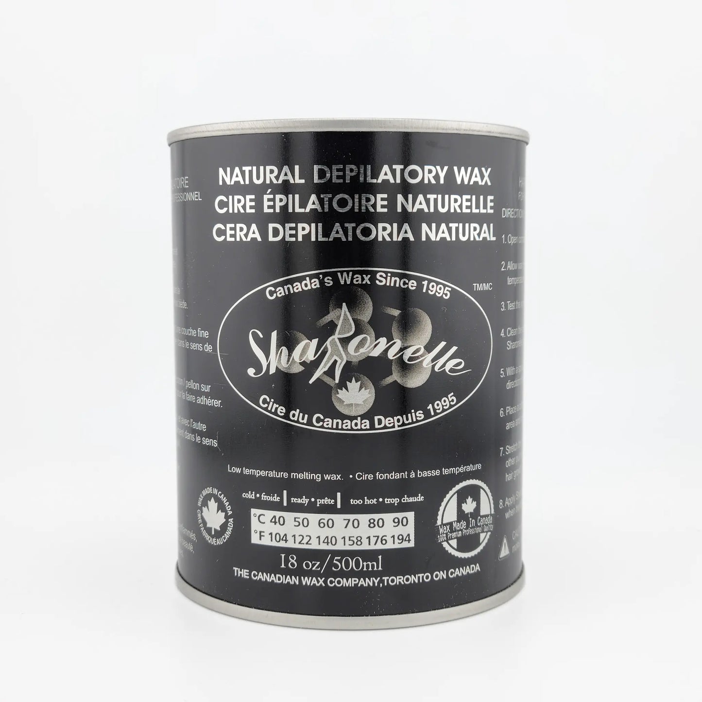 Sharonelle Soft Wax Zinc Oxide 18 oz - Made in Canada - CM Nails & Beauty Supply
