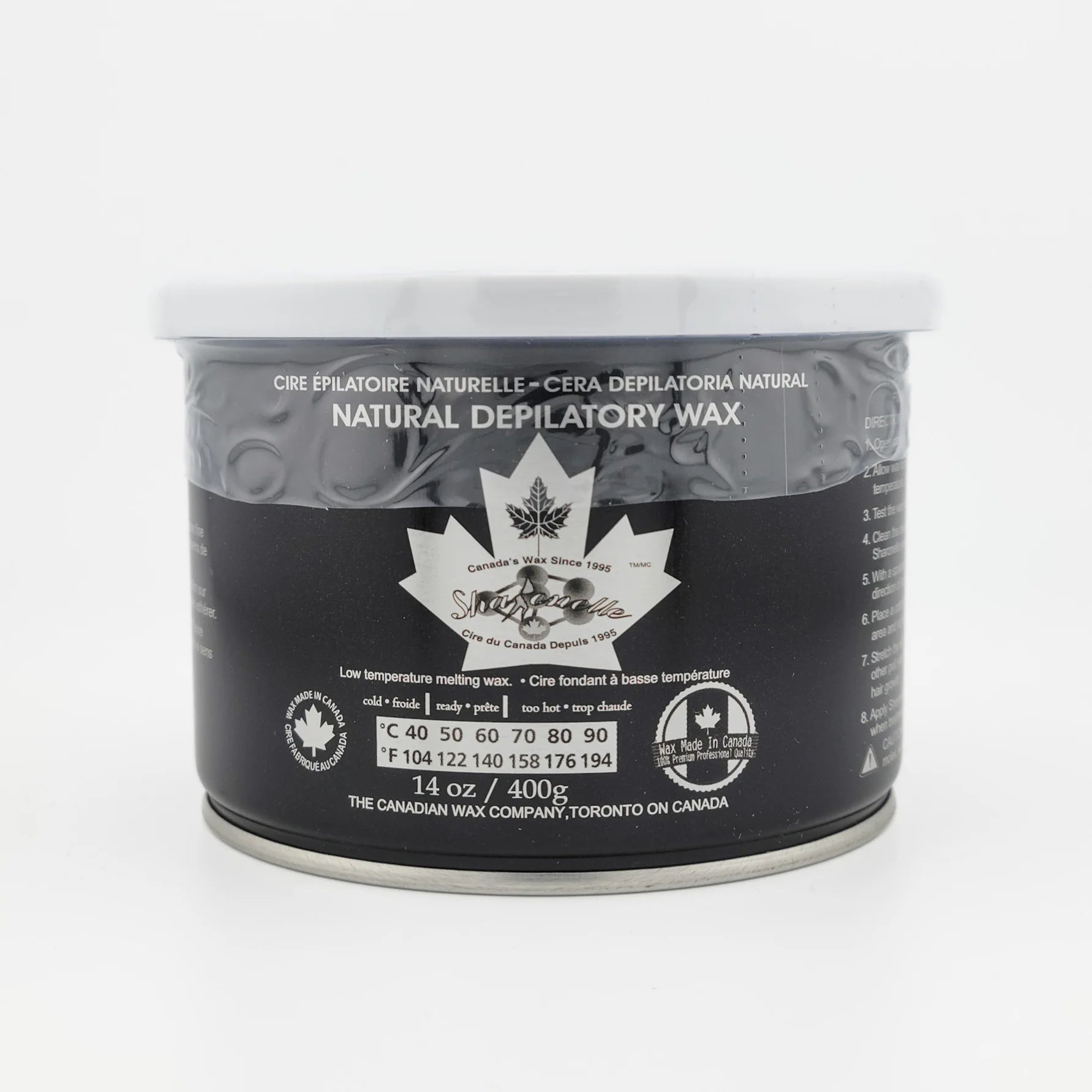 Sharonelle Soft Wax Zinc Oxide 14 oz - Made in Canada - CM Nails & Beauty Supply