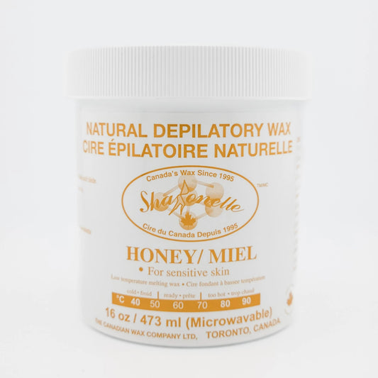 Sharonelle Microwaveable Soft Wax Honey 16 oz - Made in Canada - CM Nails & Beauty Supply