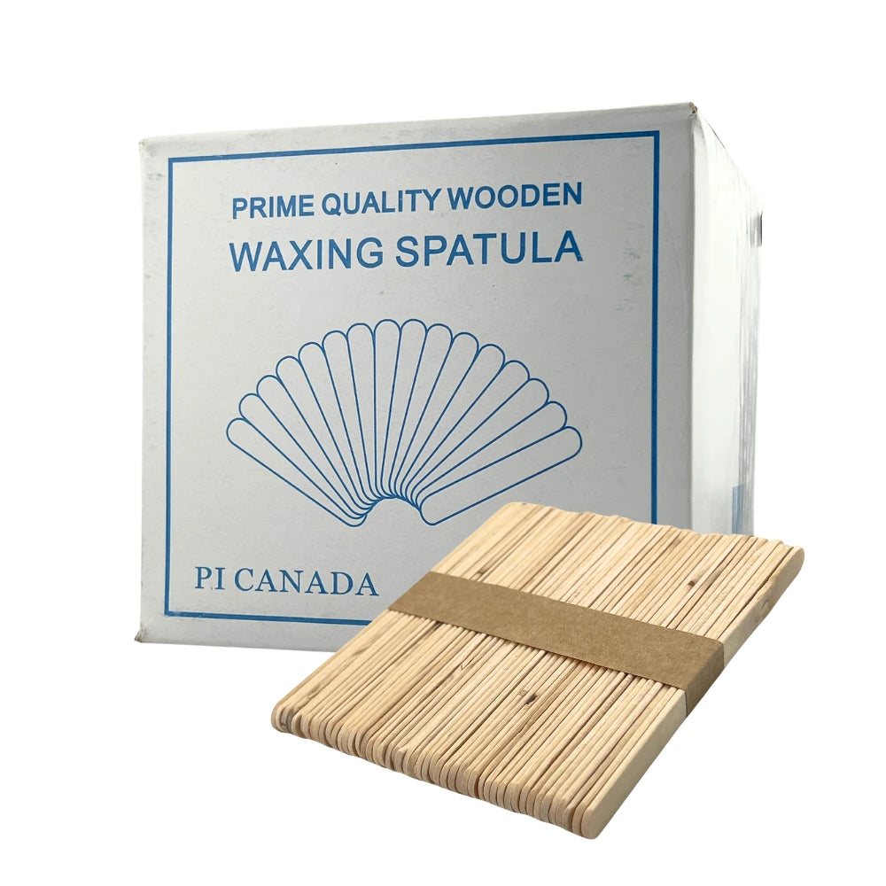 Small wooden waxing spatulas disposable wax applicator sticks for hair removal