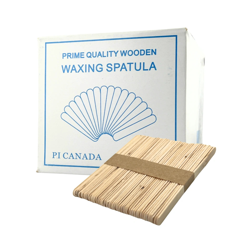 Small wooden waxing spatulas disposable wax applicator sticks for hair removal