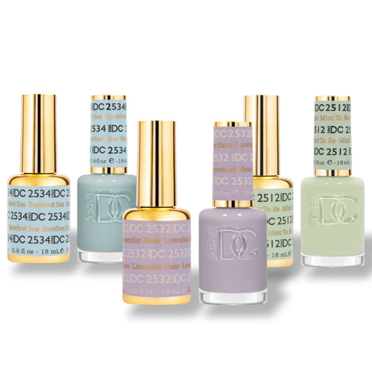 DC Soft Sea Pastels Trio Bundle – DND Gel & Lacquer Set - CM Nails & Beauty Supply