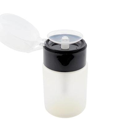 4 oz acetone pump dispenser bottle for nail salons