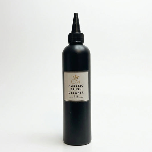 Acrylic Brush Cleaner on white background - CM Nails & Beauty Supply