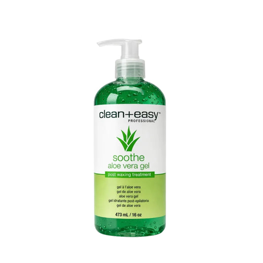 Bottle of Aloe Vera post wax gel for waxing nail salons