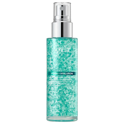 Front view of the Anua PDRN Hyaluronic Acid Hydrating Capsule Mist bottle