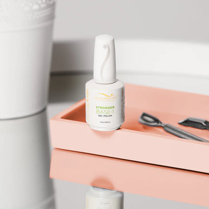 Bio Seaweed Gel Stronger Base-1 Gel Polish brush applicator for smooth and even base coat application