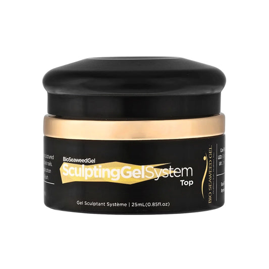 Bio Seaweed Gel top sculpting gel bottle on white background 