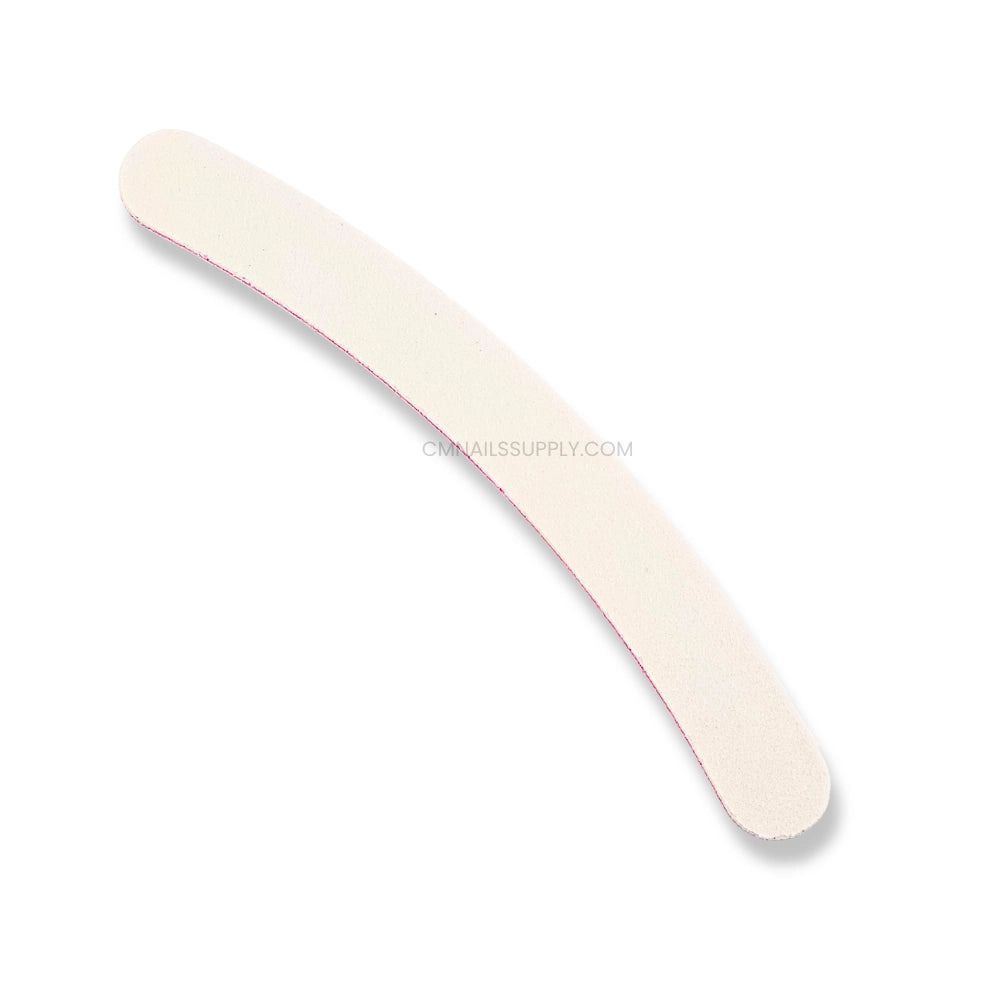 Curve nail file 80/80 grit for professional acrylic shaping and gel refinement