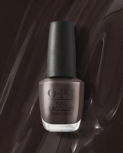 OPI Nail Lacquer Brown To Earth #F004on brown background