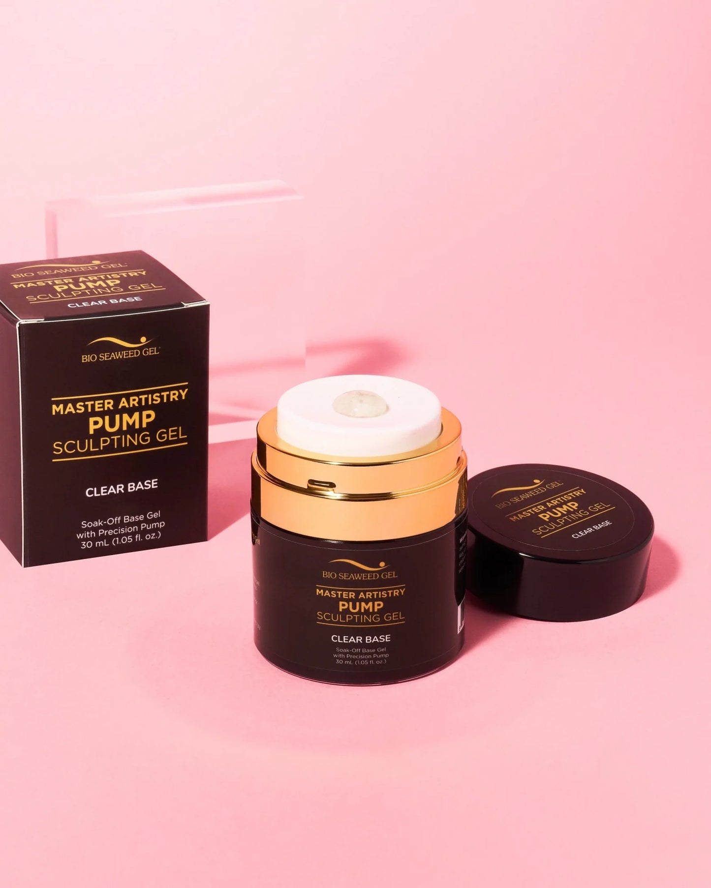 Bio Seaweed Master Artistry Pump - Clear Base Sculpting Gel - CM Nails & Beauty Supply