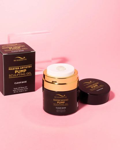 Bio Seaweed Master Artistry Pump - Clear Base Sculpting Gel - CM Nails & Beauty Supply