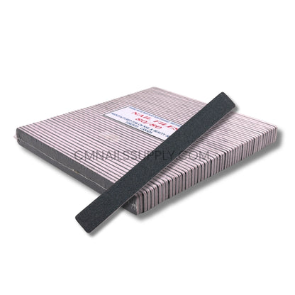 Bulk pack of 50 square nail files 80/80 grit for nail tech supplies and salon restocking in Canada