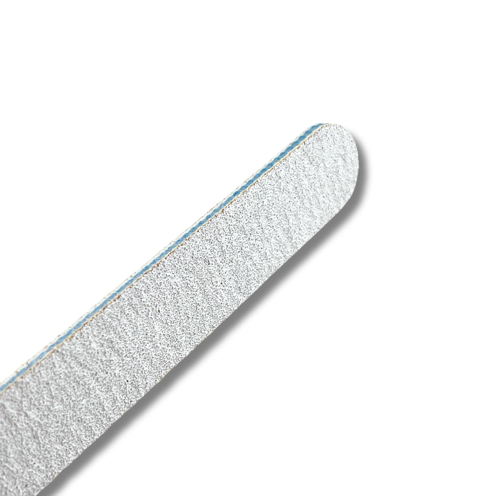 Bulk pack of 50 zebra round nail files 80/80 grit for nail tech supplies and acrylic salon services in Canada