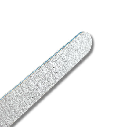 Bulk pack of 50 zebra round nail files 80/80 grit for nail tech supplies and acrylic salon services in Canada