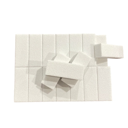 Champion Mini Long White Buffer with professional 80/80 dual grit on clean white background.
