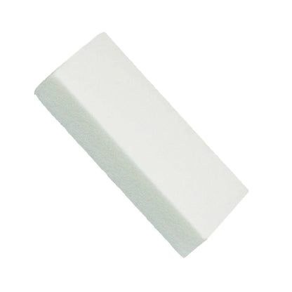 Champion Mini Long White Buffer with professional 80/80 dual grit on clean white background.
