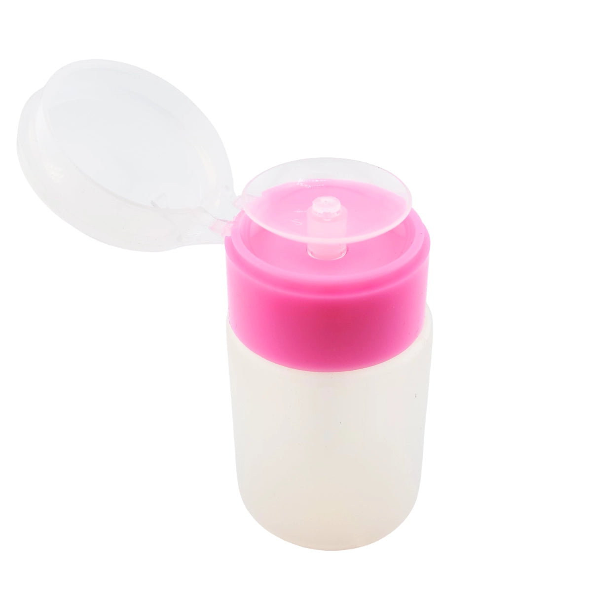 Chemical resistant pump bottle for acetone, alcohol and salon liquids