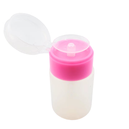 Chemical resistant pump bottle for acetone, alcohol and salon liquids