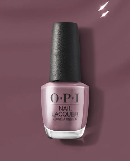 OPI claydreaming F002 nail polish bottle on a matching purple background