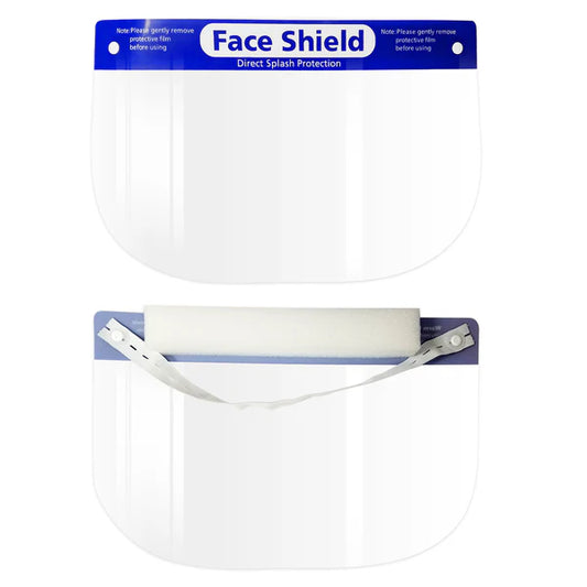 Clear protective face shield for professional use in Canada